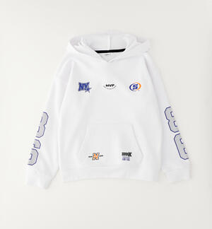 Felpa ragazzo con cappuccio