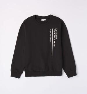 Boys' printed 100% cotton sweatshirt
