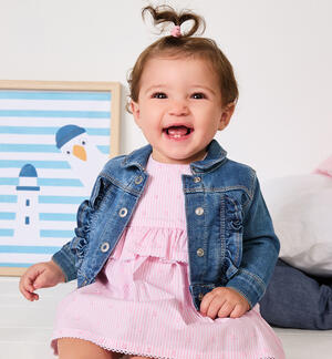 Giacca di jeans neonata