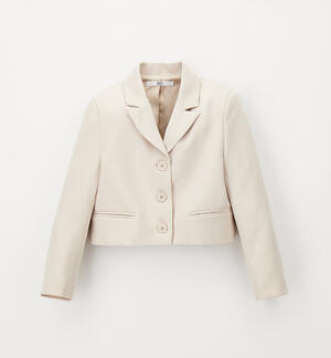 Giacca per ragazza elegante BEIGE