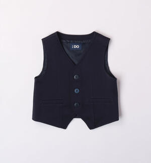 Boys' elegant blue waistcoat