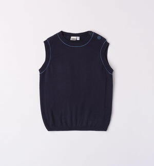 Boys' blue waistcoat