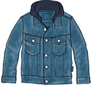 Boy's denim jacket BLUE