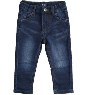 Jeans bambino in stretch di cotone BLU