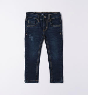 Boy's super stretch jeans BLUE