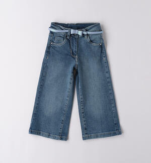 Jeans with belt for girls