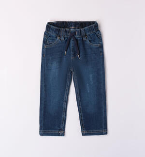 Jeans con coulisse per bambino
