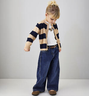 Jeans da bambina con cintura