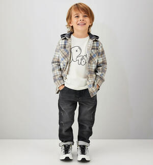 Jeans da bambino GRIGIO