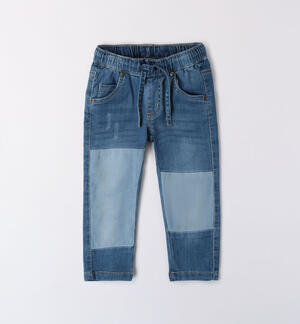 Jeans per bambino con inserti