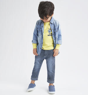 Jeans per bambino con risvoltino
