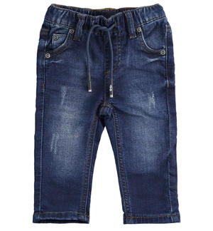 Jeans strappati bambino BLU