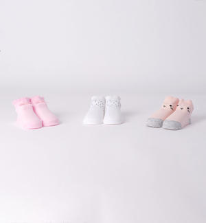 Kit tre calzine neonata