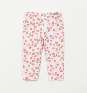 Girls' strawberry leggings