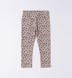 Leggings bambina fantasia ROSA