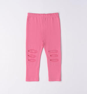 Leggings bambina glitter ROSA