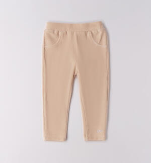 Leggings bambina iDO  BEIGE