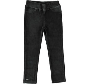 Auranso Leggings Bambina In Cotone – Lunghi, Opachi E Morbidi – Taglia 104/110 Cm – Nero