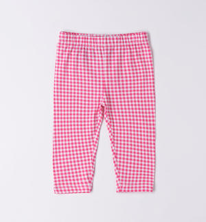 Leggings bambina stampe varie FUCSIA
