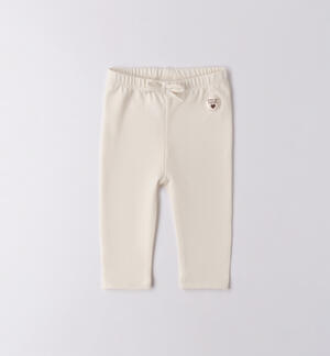 Leggings da neonata PANNA