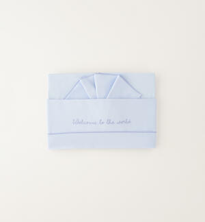 Baby crib sheet LIGHT BLUE
