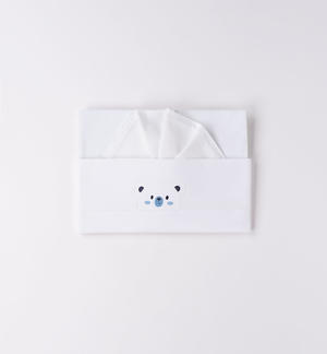 100% cotton cot sheet LIGHT BLUE