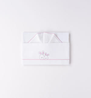 100% cotton cot sheet PINK