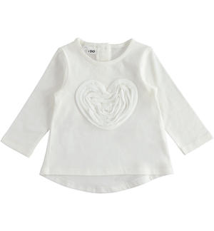 Little girl sweater with heart