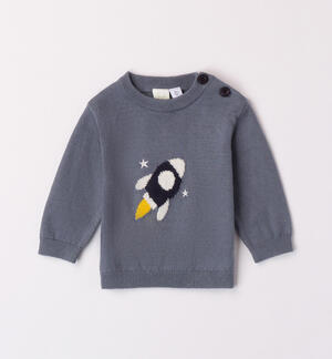 Baby boys' knitted jumper