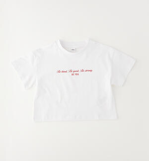 Girls' crop tops WHITE