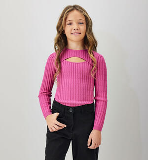 Maglia per ragazza iDO FUCSIA