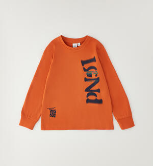 100% cotton children's T-shirt ORANGE