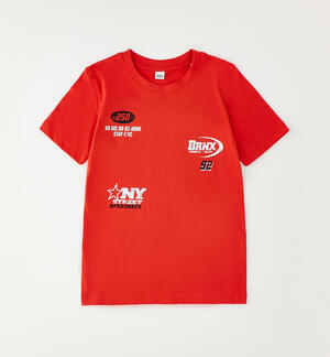 Maglietta 100% cotone bambino ROSSO