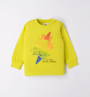 Boy's coloured T-shirt GREEN