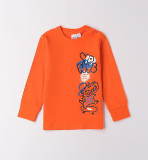 Maglietta bambino cotone ARANCIONE