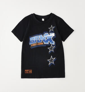 Maglietta bambino in cotone NERO