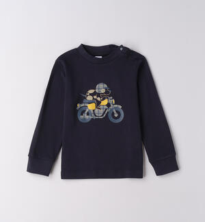 Maglietta bambino maniche lunghe BLU