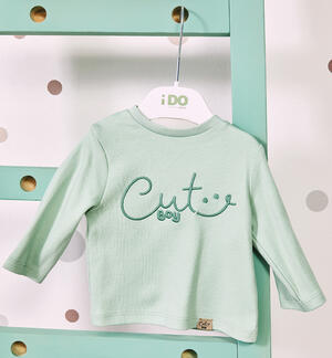 Maglietta cotone bimbo VERDE