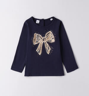 Maglietta iDO bambina BLU