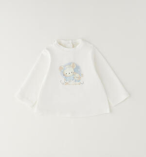 Maglietta in cotone neonata