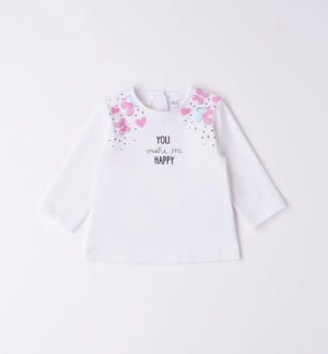 Baby girl print T-shirt PINK