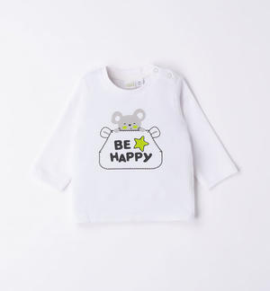 100% cotton baby boy T-shirt in various patterns GREEN