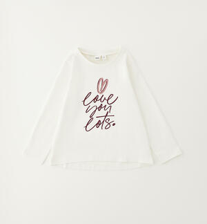 Maglietta per bambina 100% cotone