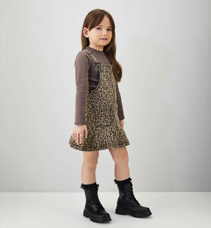Maglietta per bambina iDO MARRONE