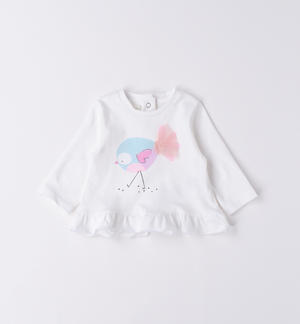 Maglietta pulcino neonata 100% cotone