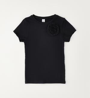 iDO girls' T-shirt BLACK