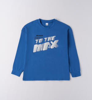 Boy's crew neck T-shirt LIGHT BLUE