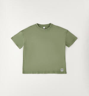 Maglietta ragazzo over VERDE