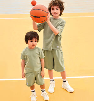 Oversized T-shirt for boys GREEN