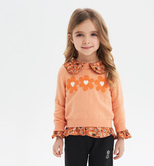Maglioncino bambina con fiorellini